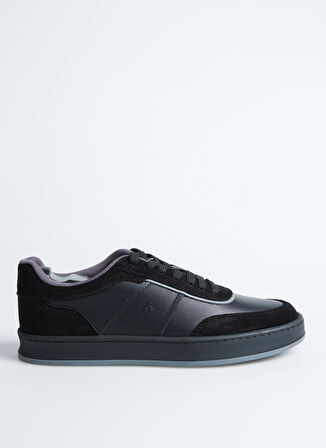 Fabrika Siyah Erkek Deri Sneaker RODIT-KIERON