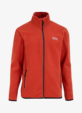 Discovery Expedition Düz Kiremit Erkek Polar Sweatshırt D4WM-SWT3994