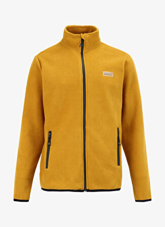 Discovery Expedition Düz Hardal Erkek Polar Sweatshırt D4WM-SWT3994