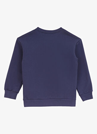 Discovery Expedition Baskılı Erkek Genç  Lacivert Sweatshırt D4WB-SWT3077