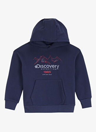 Discovery Expedition Baskılı Erkek Çocuk Lacivert Sweatshırt D4WB-SWT3076