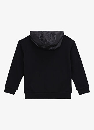 Discovery Expedition Baskılı Erkek Çocuk  Siyah Sweatshırt D4WB-SWT3135