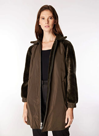 Fabrika Haki Kadın Mont F4WL-MNT0744