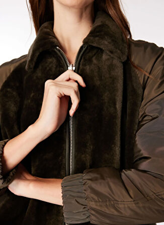 Fabrika Haki Kadın Mont F4WL-MNT0744