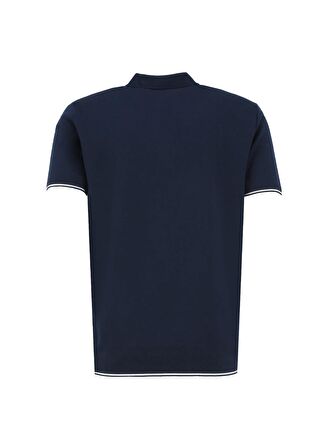 E 4.0 Design Studio x Fabrika Düz Lacivert Erkek Polo T-Shirt F4SM-TST F40