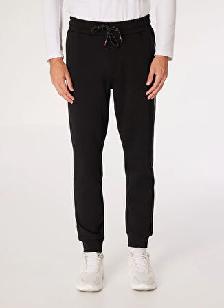 Siyah Erkek Jogger Eşofman Altı D4WM-EA3227