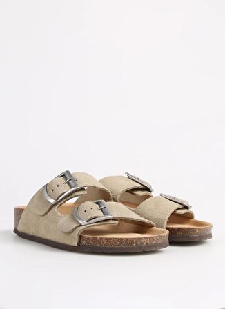 Più Natura Taba Kadın Deri Terlik 11 THESIS