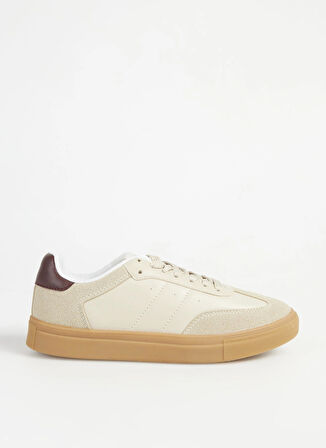 Fabrika Bej - Bordo Kadın Sneaker MARIAN