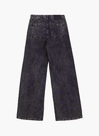 Jeep Yüksek Bel Bootcut Paça Flare Siyah Kadın Denim Pantolon J4WL-PNT7009