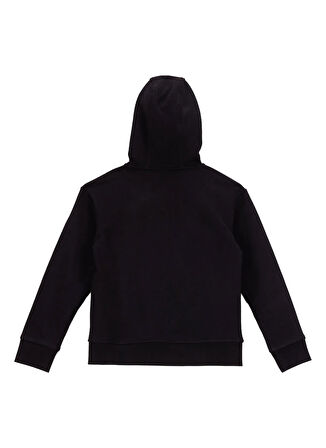 Jeep Düz Erkek Çocuk Siyah Sweatshırt J4WB-SWT7700