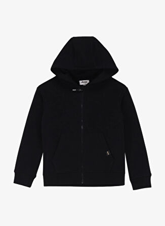 Jeep Düz Erkek Çocuk Siyah Sweatshırt J4WB-SWT7700