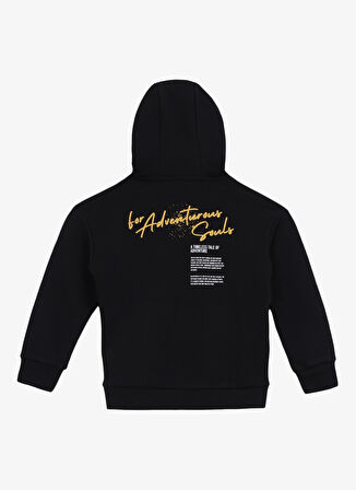 Jeep Baskılı Erkek Çocuk  Siyah Sweatshırt C4WB-SWT4648