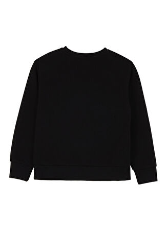 Jeep Düz Erkek Çocuk  Siyah Sweatshırt J4WB-SWT7708