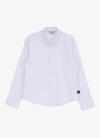 Jeep Oxford Beyaz Erkek Çocuk Gömlek J4WB-GML7707