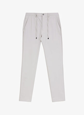 E 4.0 Design Studio x Fabrika Bağlamalı Bel Normal Paça Taş Erkek Chino Pantolon F4WM-PNT F56