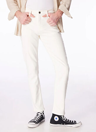 Fabrika Kırık Beyaz Erkek Slim Fit Denim Pantolon F4SM-PNT 110