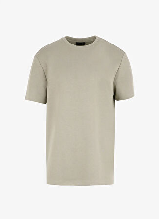 Açık Yeşil Erkek Relaxed Düz T-Shirt F4SM-TST 0426