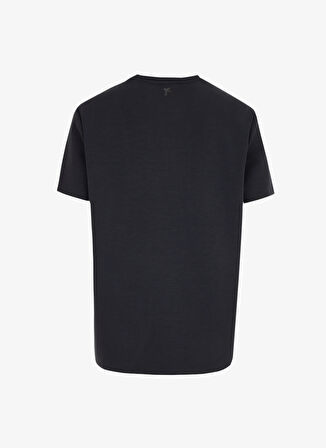 Fabrika Bisiklet Yaka Düz Antrasit Erkek T-Shirt F4SM-TST 0426