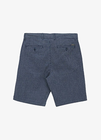 Fabrika Bağlamalı Bel Basic Lacivert Erkek Bermuda Şort FABRESA