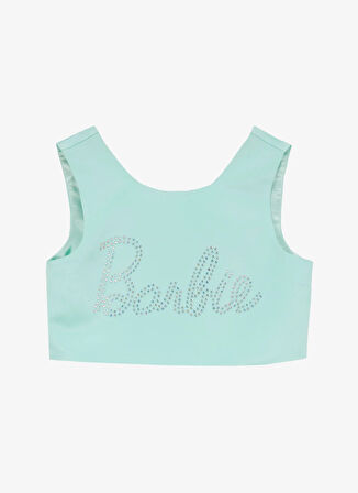 Barbie Taşlı Turkuaz Kız Çocuk Bluz BRB5SG-BLZ6007