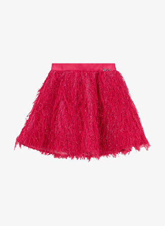 Barbie Normal Bel Kabarık Pembe Düz Kısa Kız Çocuk Etek BRB5SG-ETK6005