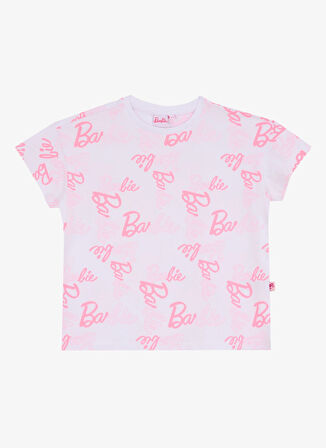 Barbie Baskılı Çok Renkli Kız Çocuk T-Shirt BRB5SG-TST6005