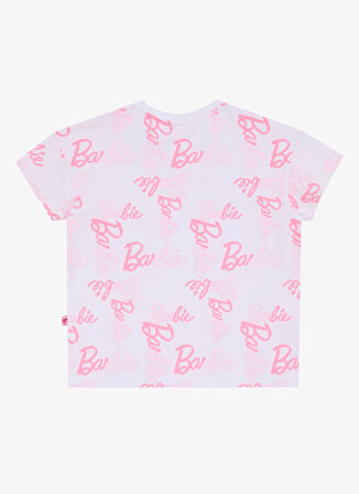 Barbie Baskılı Çok Renkli Kız Çocuk T-Shirt BRB5SG-TST6005