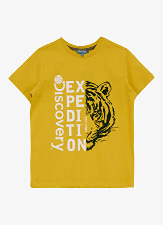 Discovery Expedition Baskılı Sarı Erkek Çocuk T-Shirt D5SB-TST3220