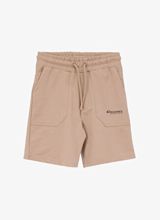 Discovery Expedition Lastikli Bel Basic Açık Bej Erkek Çocuk Şort D5SB-SHT3230