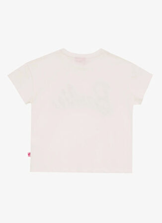 Barbie Baskılı Ekru Kız Çocuk T-Shirt BRB5SG-TST6001