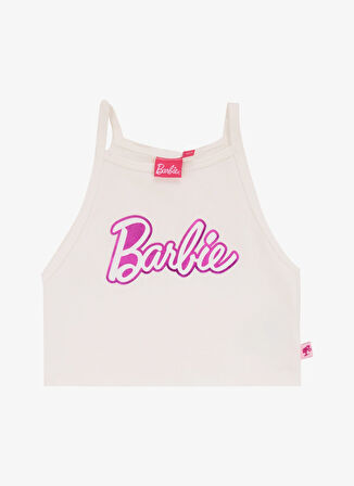 Barbie Ekru Kız Çocuk Atlet