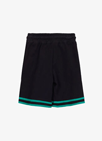 Discovery Expedition Lastikli Bel Relaxed Siyah Erkek Çocuk Bermuda Şort D5SB-SHT3205