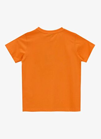 Discovery Expedition Baskılı Turuncu Erkek Çocuk T-Shirt D5SB-TST3251