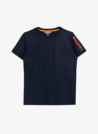 Discovery Expedition Baskılı Lacivert Erkek Çocuk T-Shirt D5SB-TST3245