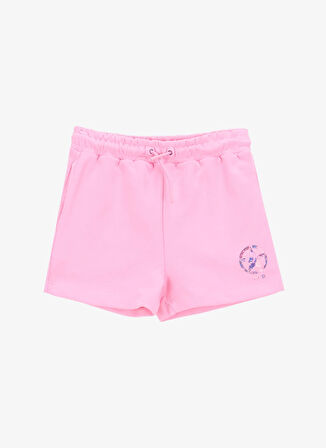 Jeep Lastikli Bel Relaxed Pembe Kız Çocuk Şort J5SG-SHT7603