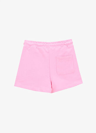 Jeep Lastikli Bel Relaxed Pembe Kız Çocuk Şort J5SG-SHT7603