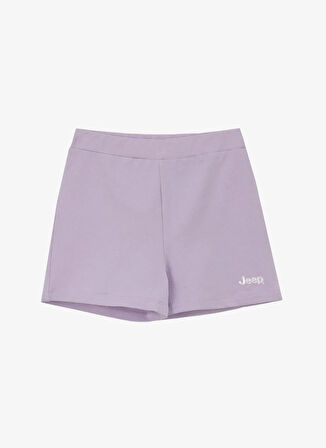 Jeep Elastik Bel Relaxed Lila Kız Çocuk Şort J5SG-SHT7650