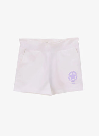 Jeep Lastikli Bel Relaxed Ekru Kız Çocuk Şort J5SG-SHT7858