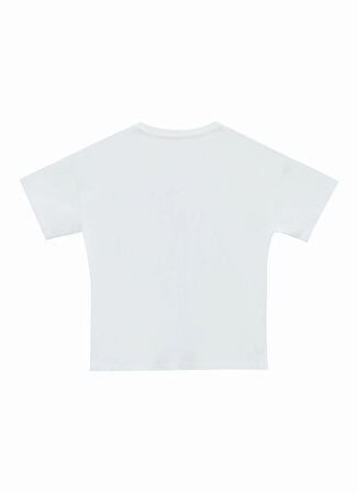 Jeep Baskılı Ekru Kadın T-Shirt J5SG-TST7503