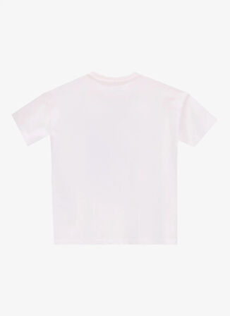 Jeep Baskılı Ekru Kız Çocuk T-Shirt J5SG-TST7504