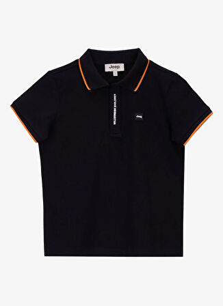 Jeep Baskılı Siyah Erkek Çocuk T-Shirt J5SB-TST7755