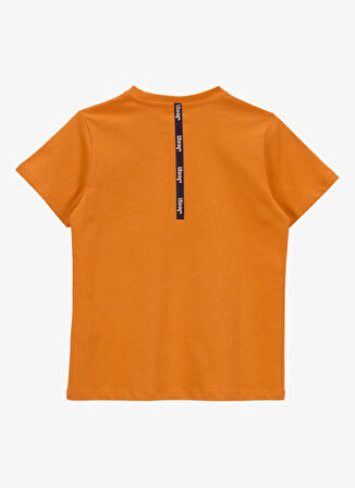 Jeep Baskılı Turuncu Erkek Çocuk T-Shirt J5SB-TST7764