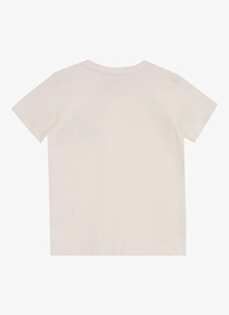 Ekru Erkek Çocuk Baskılı T-Shirt J5SB-TST7766
