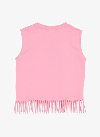 Jeep Baskılı Pembe Kız Çocuk T-Shirt J5SG-TST7508