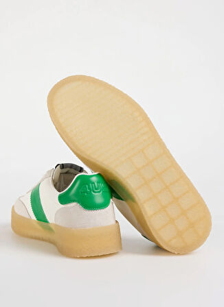 4US Beyaz - Yeşil Erkek Sneaker MARK 100
