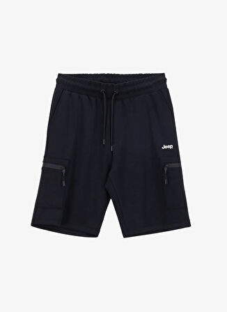 Jeep Sweat Şort, XL, Siyah