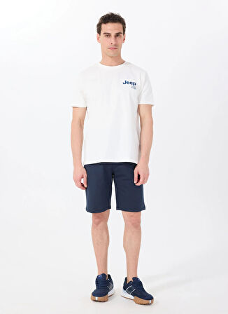 Lacivert Erkek Basic Düz Sweat Şort J5SM-SHT7252