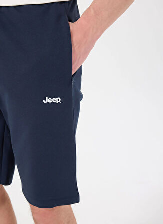 Lacivert Erkek Basic Düz Sweat Şort J5SM-SHT7252