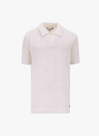 Jeep Polo Yaka Relaxed Ajurlu Ekru Erkek Kazak J5SM-KZK7314