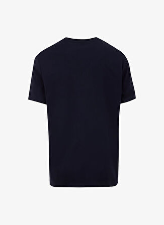 Jeep Bisiklet Yaka Baskılı Lacivert Erkek T-Shirt J5SM-TST7293